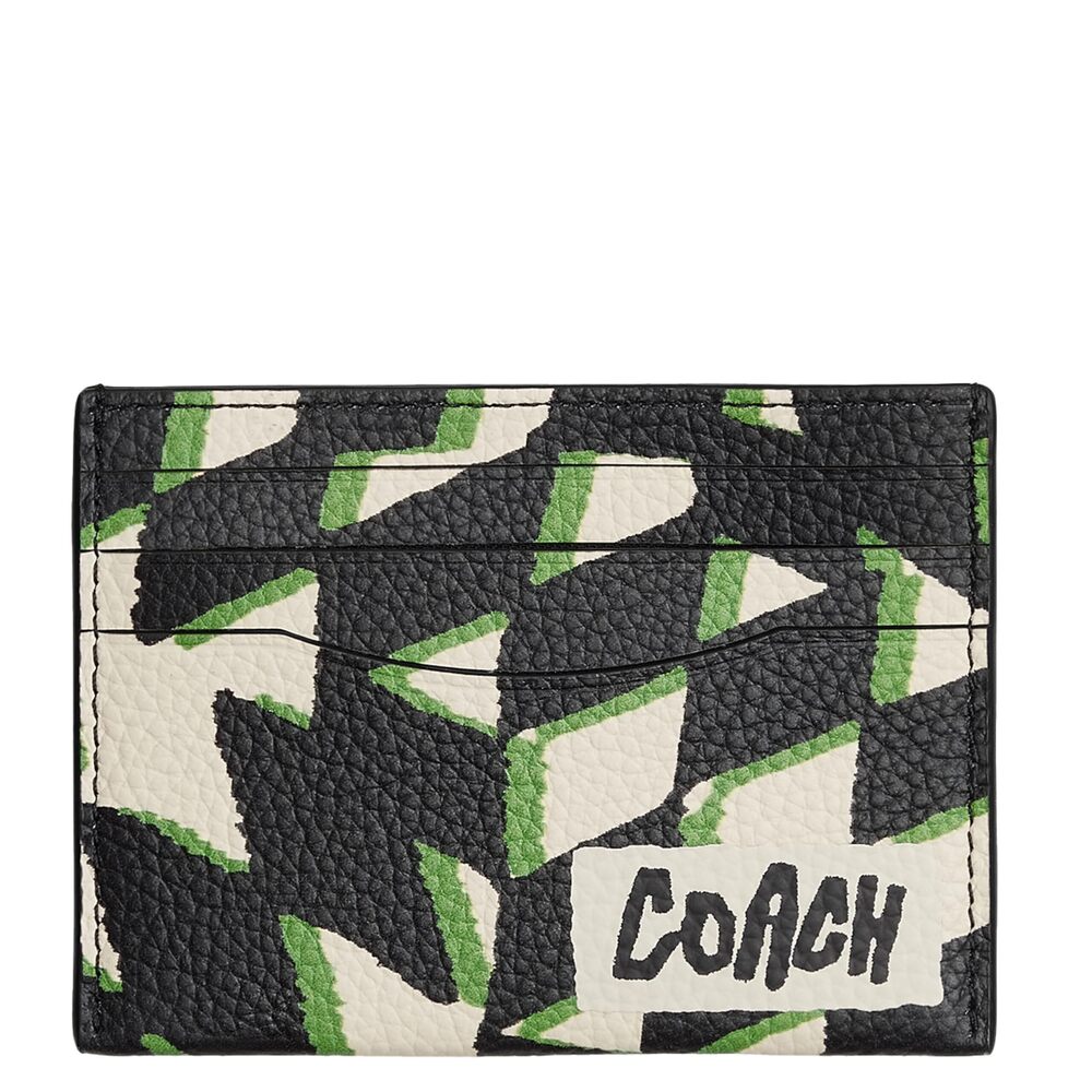 9097 Flat Card Case, Black Multi, One Size
